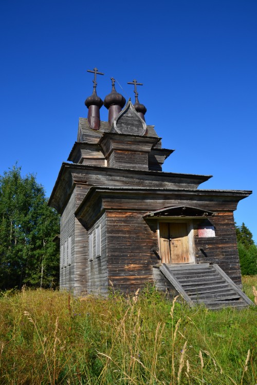 Церковь Георгия Победоносца, Пермогорье (Придворные Места) (Красноборский район, Архангельская область). фасады