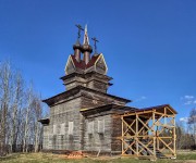 Церковь Георгия Победоносца, , Придворные Места (Пермогорье), Красноборский район, Архангельская область