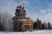 Церковь Георгия Победоносца, Пермогорье (Придворные Места), Красноборский район, Архангельская область