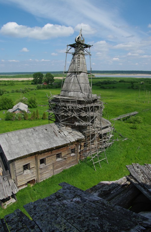 Коверниковская (Сельцо). Храмовый комплекс. Церкви Илии Пророка и Воздвижения Креста Господня. фасады