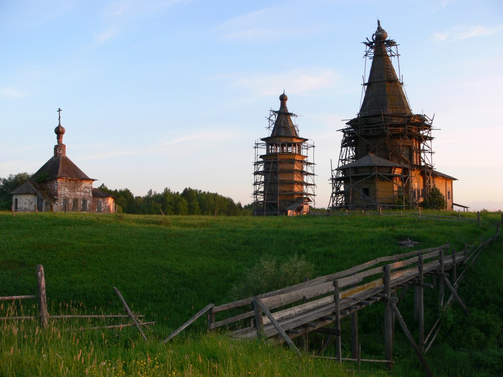 Коверниковская (Сельцо). Храмовый комплекс. Церкви Илии Пророка и Воздвижения Креста Господня. документальные фотографии