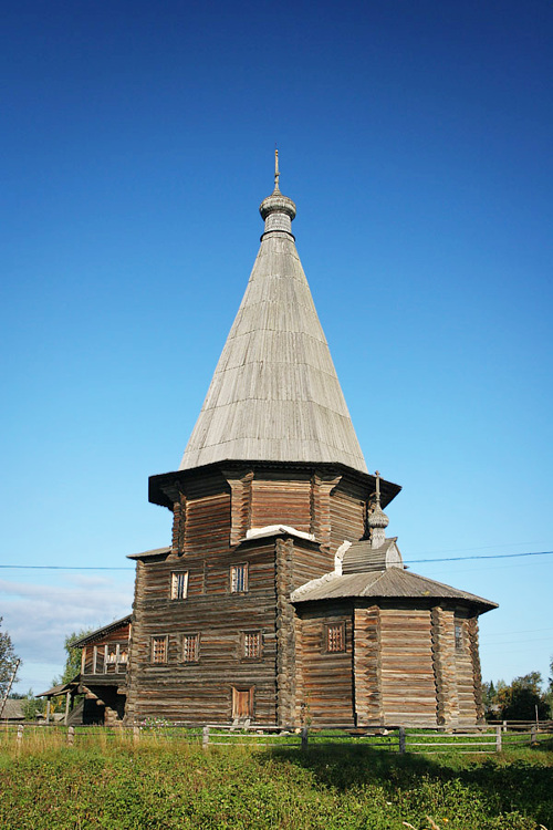 Церковь Димитрия Солунского, Верхняя Уфтюга (Красноборский район, Архангельская область). фасады