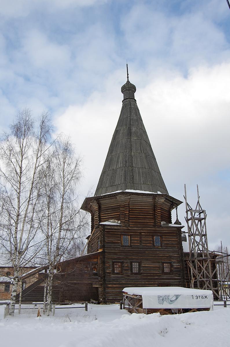 фасады. Церковь Димитрия Солунского, Верхняя Уфтюга (Красноборский район, Архангельская область)
