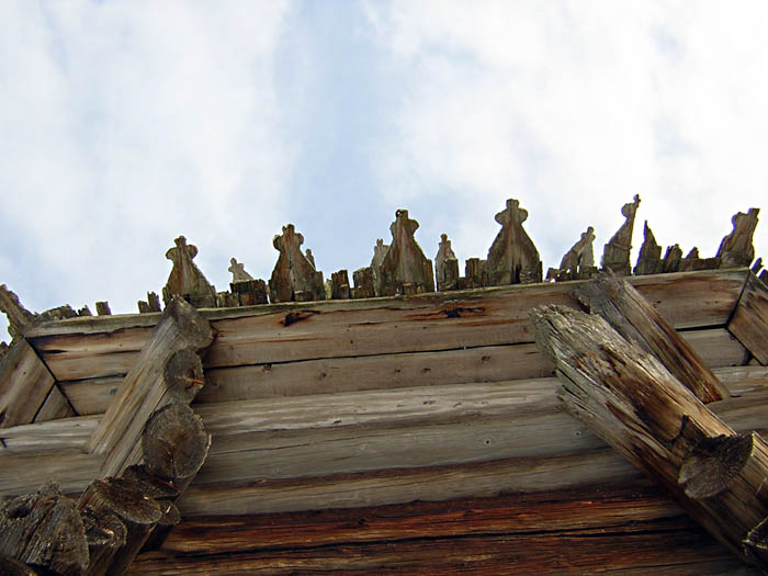 Колокольня церкви Флора и Лавра, Цивозерский Погост (Красноборский район, Архангельская область). архитектурные детали