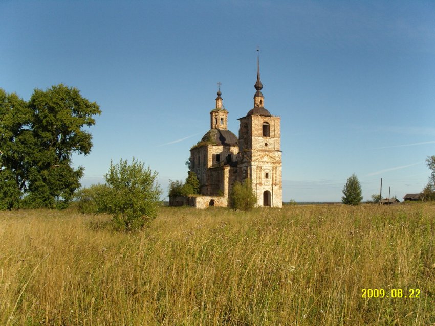 Церковь Николая Чудотворца, Гагарки (Котласский район и г. Котлас, Архангельская область). фасады