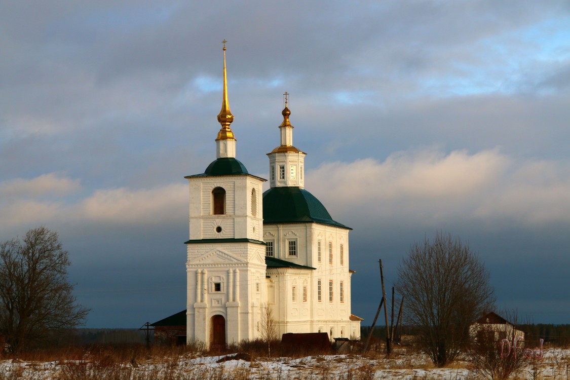 Церковь Николая Чудотворца, Гагарки (Котласский район и г. Котлас, Архангельская область). фасады
