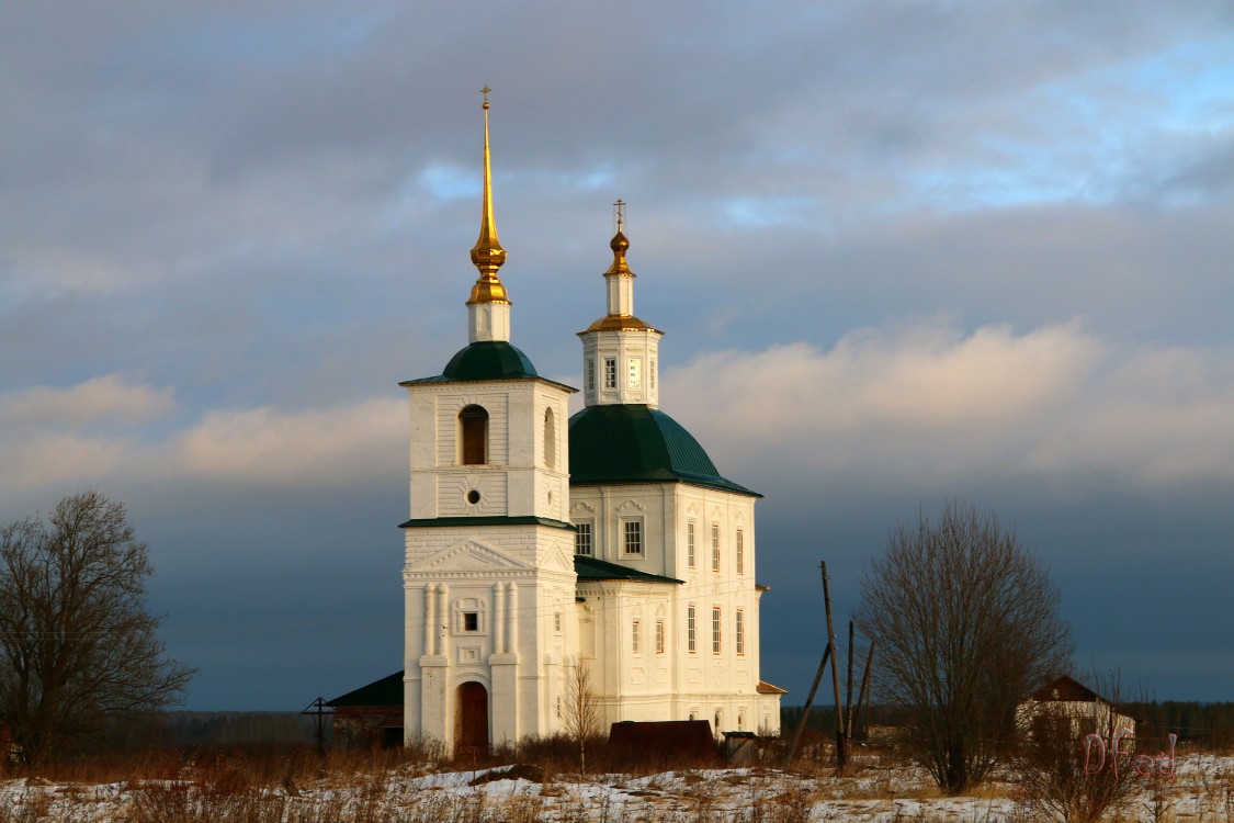 Гагарки. Церковь Николая Чудотворца. фасады