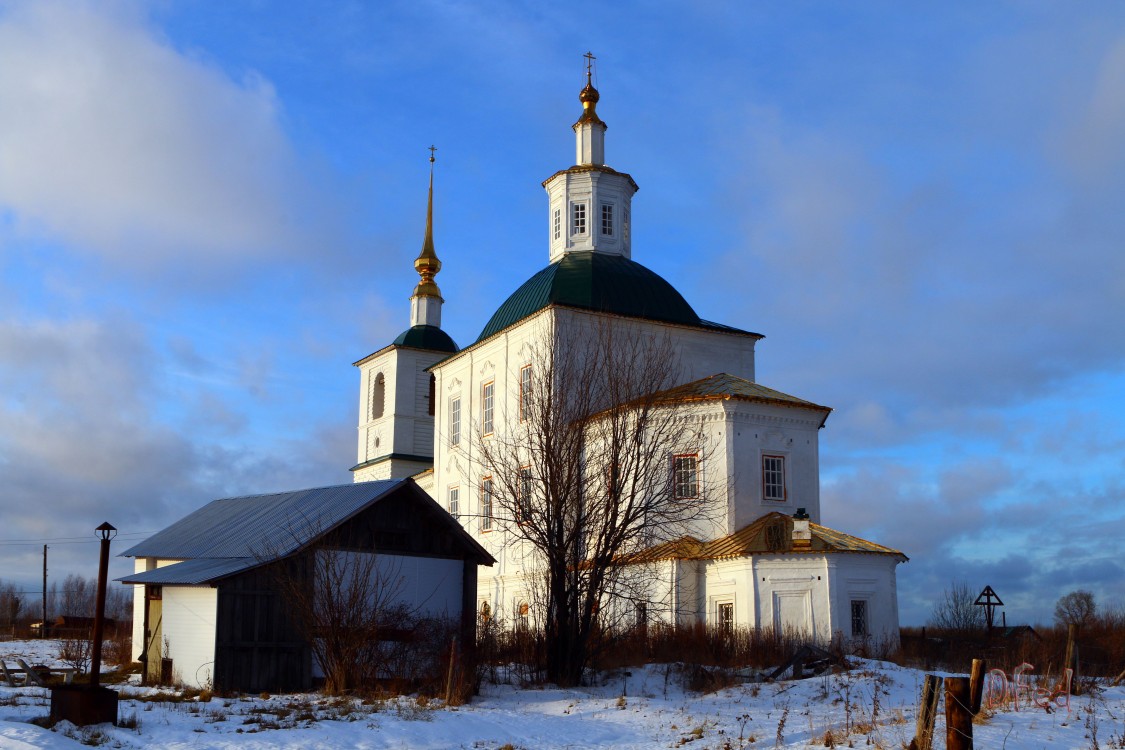 Гагарки. Церковь Николая Чудотворца. фасады