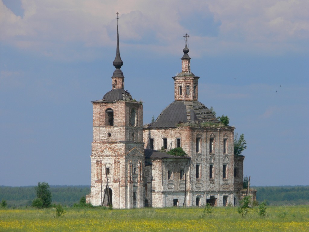 Гагарки. Церковь Николая Чудотворца. фасады