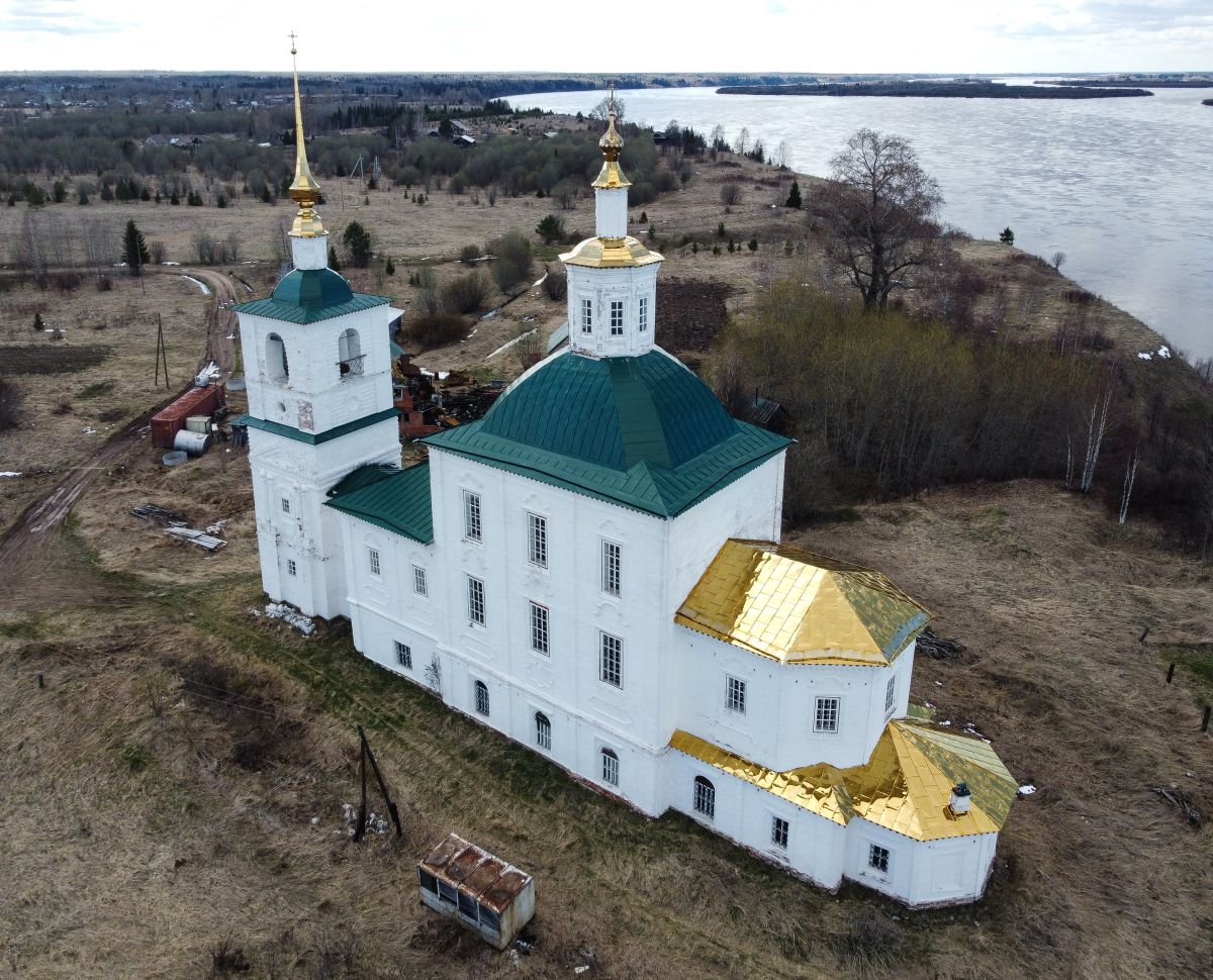 Церковь Николая Чудотворца, Гагарки (Котласский район и г. Котлас, Архангельская область). фасады