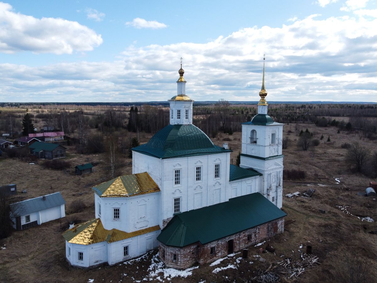Церковь Николая Чудотворца, Гагарки (Котласский район и г. Котлас, Архангельская область). фасады