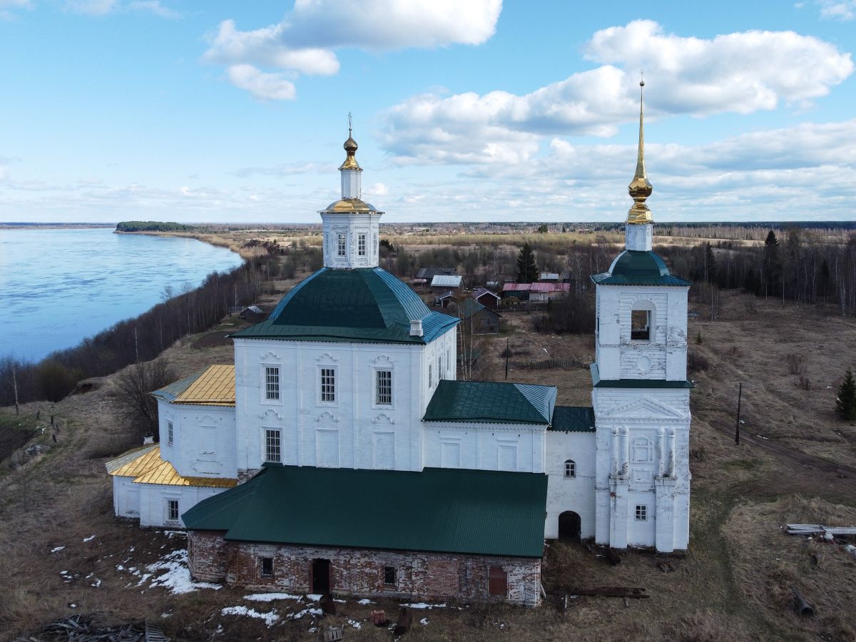 Церковь Николая Чудотворца, Гагарки (Котласский район и г. Котлас, Архангельская область). фасады