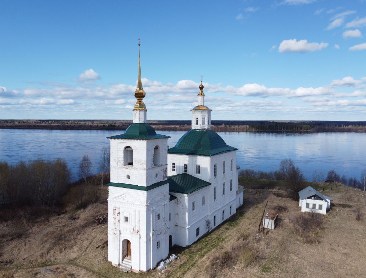 Церковь Николая Чудотворца, Гагарки (Котласский район и г. Котлас, Архангельская область). фасады