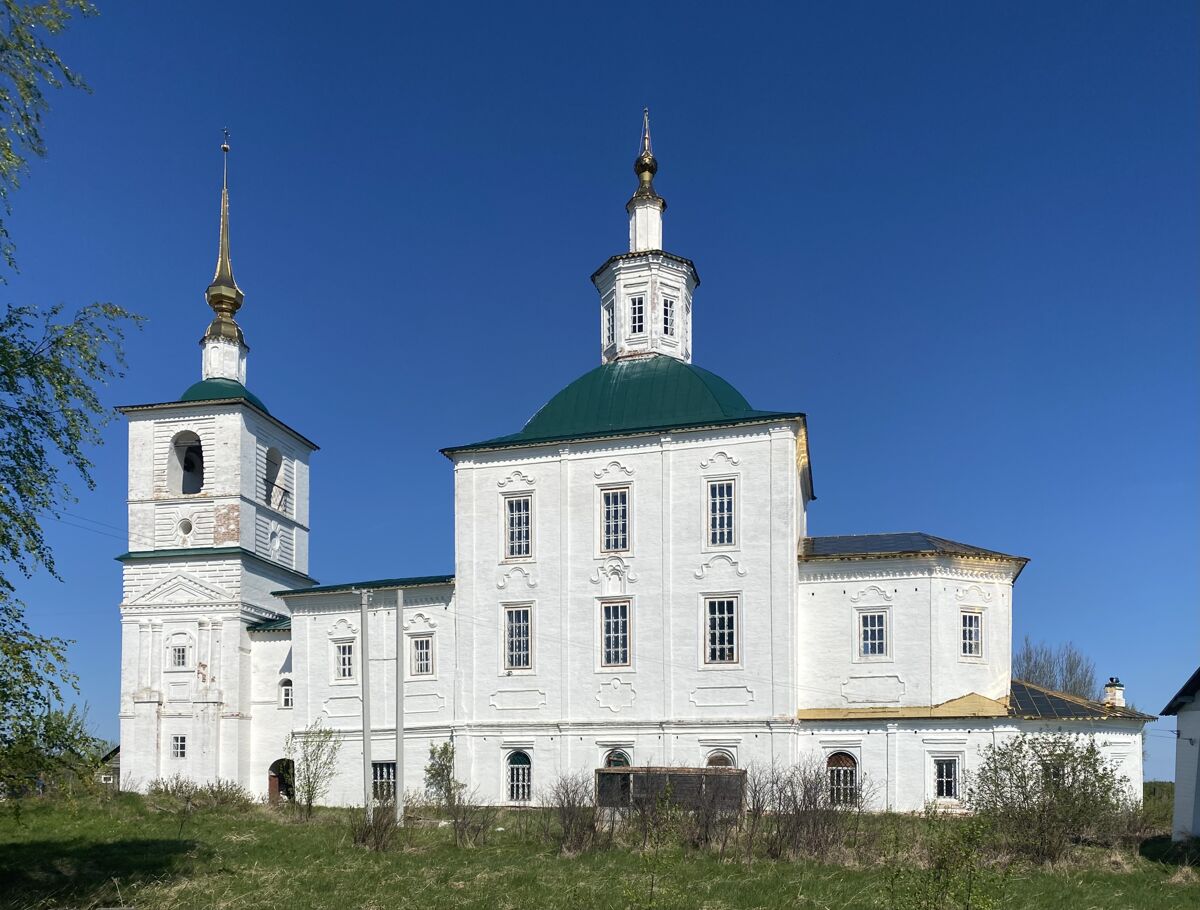 Церковь Николая Чудотворца, Гагарки (Котласский район и г. Котлас, Архангельская область). фасады, Вид с юго-востока
