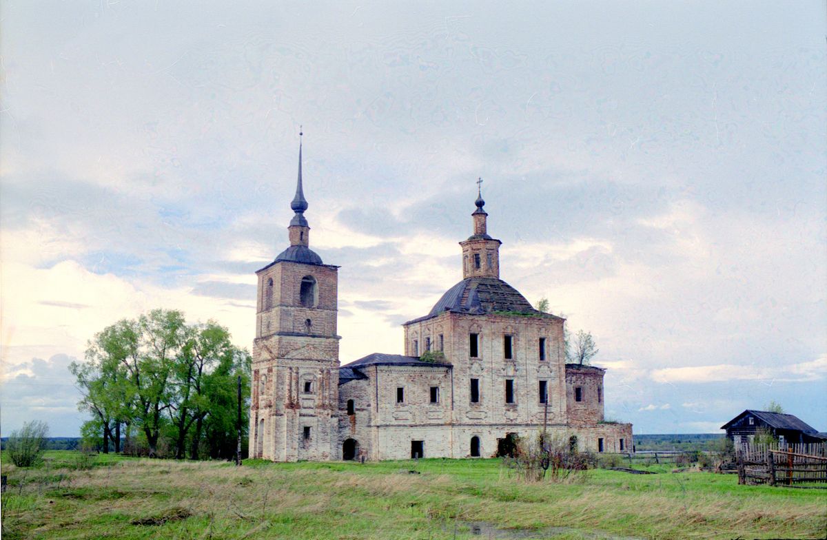 фасады. Церковь Николая Чудотворца, Гагарки (Котласский район и г. Котлас, Архангельская область)
