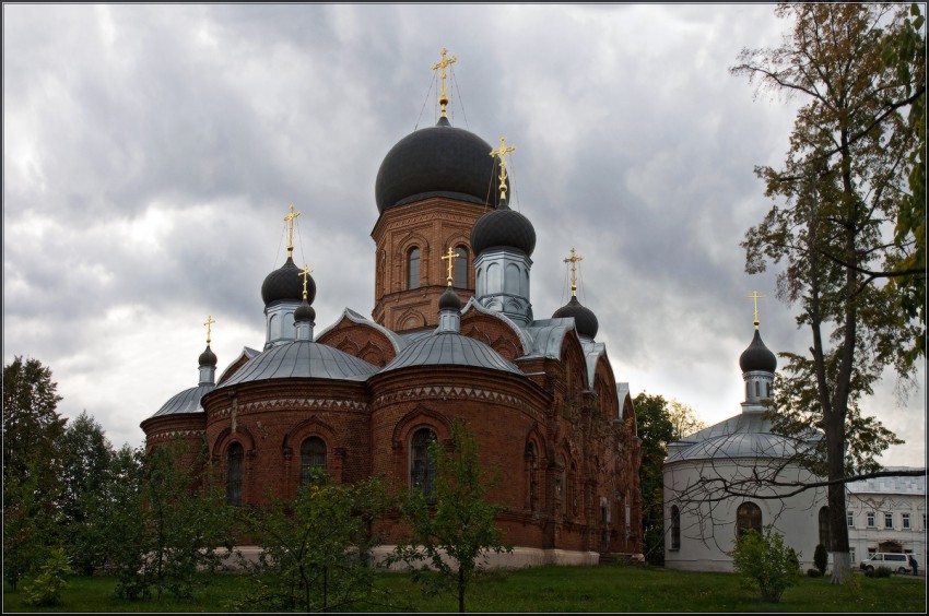 Введенское. Покровская Введенская Островная женская пустынь. Собор Введения во храм Пресвятой Богородицы. фасады