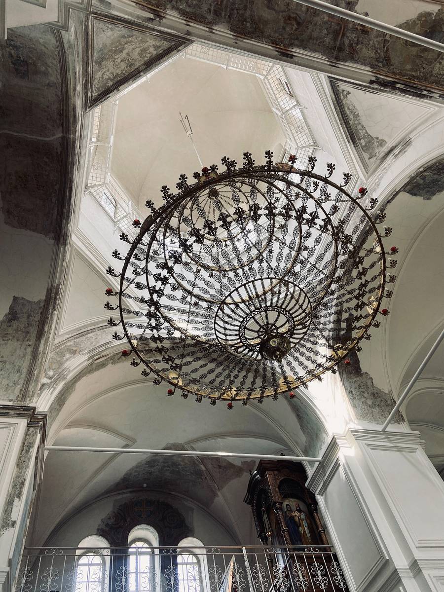 интерьер и убранство. Покровская Введенская Островная женская пустынь. Собор Введения во храм Пресвятой Богородицы, Введенское (Петушинский район, Владимирская область)