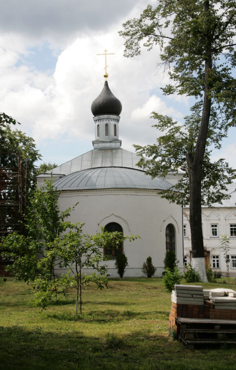 Введенское. Покровская Введенская Островная женская пустынь. Церковь Николая Чудотворца. фасады