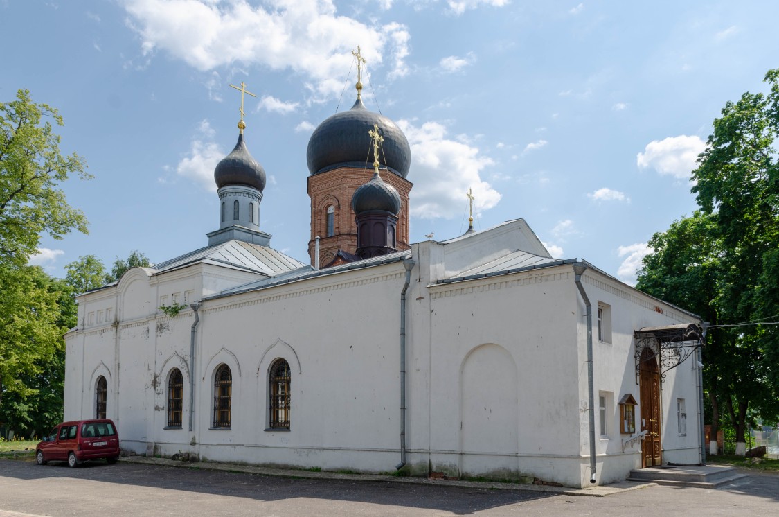 Введенское. Покровская Введенская Островная женская пустынь. Церковь Николая Чудотворца. фасады