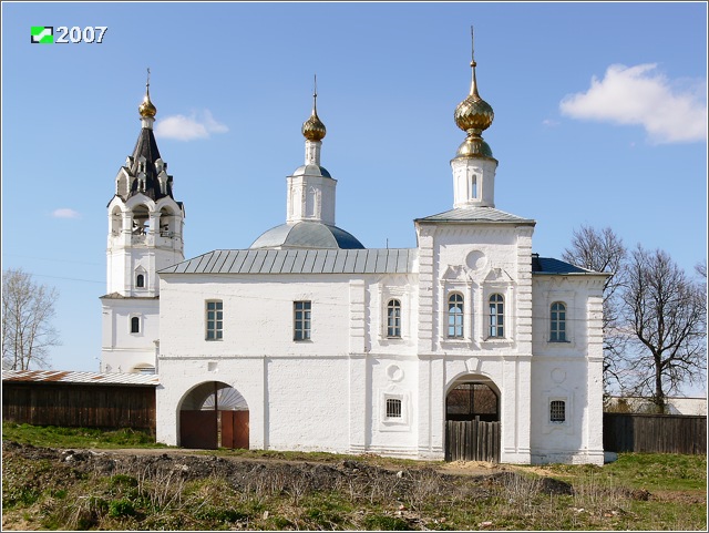 Николо-Волосовский монастырь. Церковь Покрова Пресвятой Богородицы, Волосово (Собинский район, Владимирская область). фасады, Южный фасад