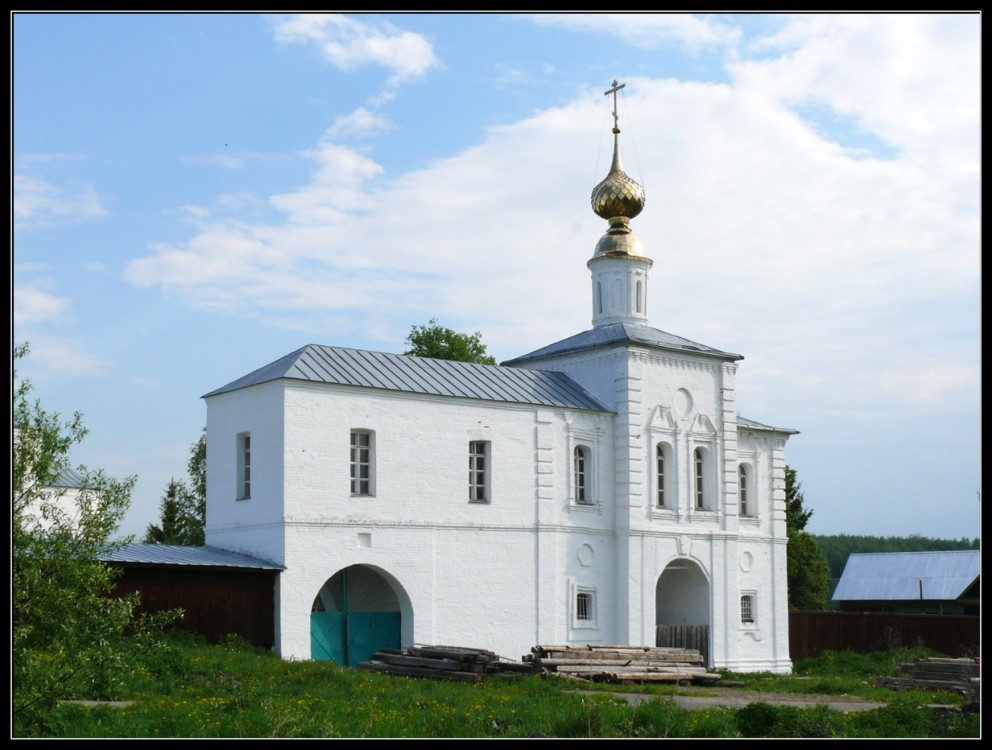 Николо-Волосовский монастырь. Церковь Покрова Пресвятой Богородицы, Волосово (Собинский район, Владимирская область). фасады