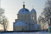 Церковь Вознесения Господня, Церковь зимой<br>, Чёрное, Батецкий район, Новгородская область