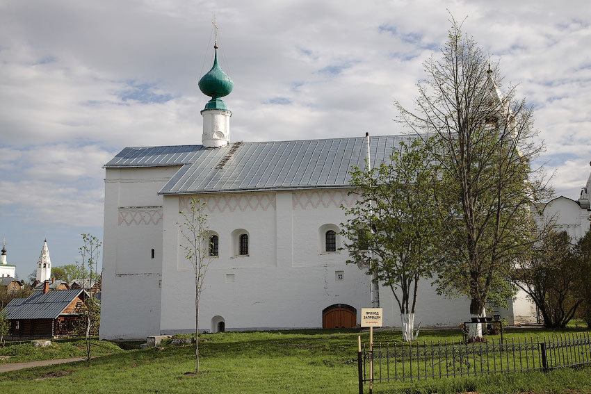 Суздаль. Покровский женский монастырь. Церковь Зачатия Анны. фасады