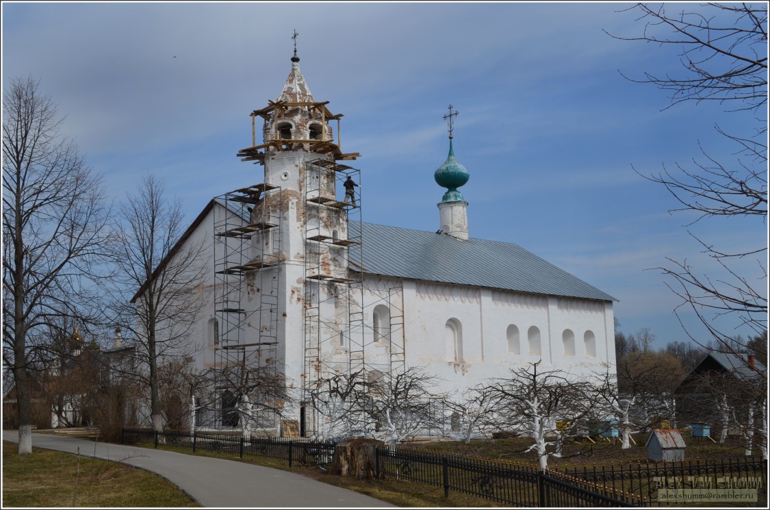 Суздаль. Покровский женский монастырь. Церковь Зачатия Анны. фасады