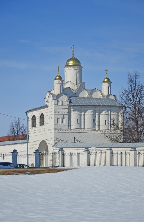 Покровский женский монастырь. Надвратная церковь Благовещения Пресвятой Богородицы, Суздаль (Суздальский район, Владимирская область). фасады