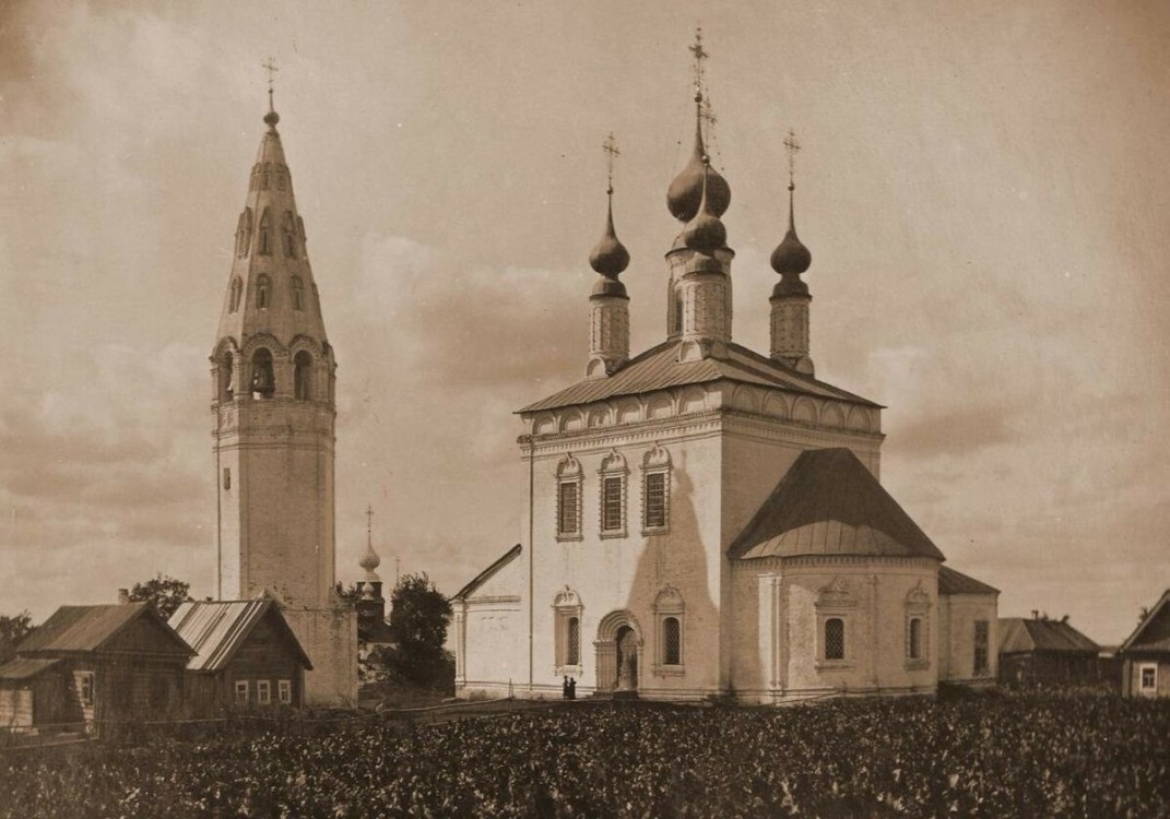 Суздаль. Александровский мужской монастырь. Церковь Вознесения Господня. архивная фотография, Церковь Вознесения Господня в Александровском мужском монастыре Суздаля. 
http://ancsgroup.ru/page/adaptive/id31258/blog/4915835/?ssoRedirect=true&ssoRedirect=true