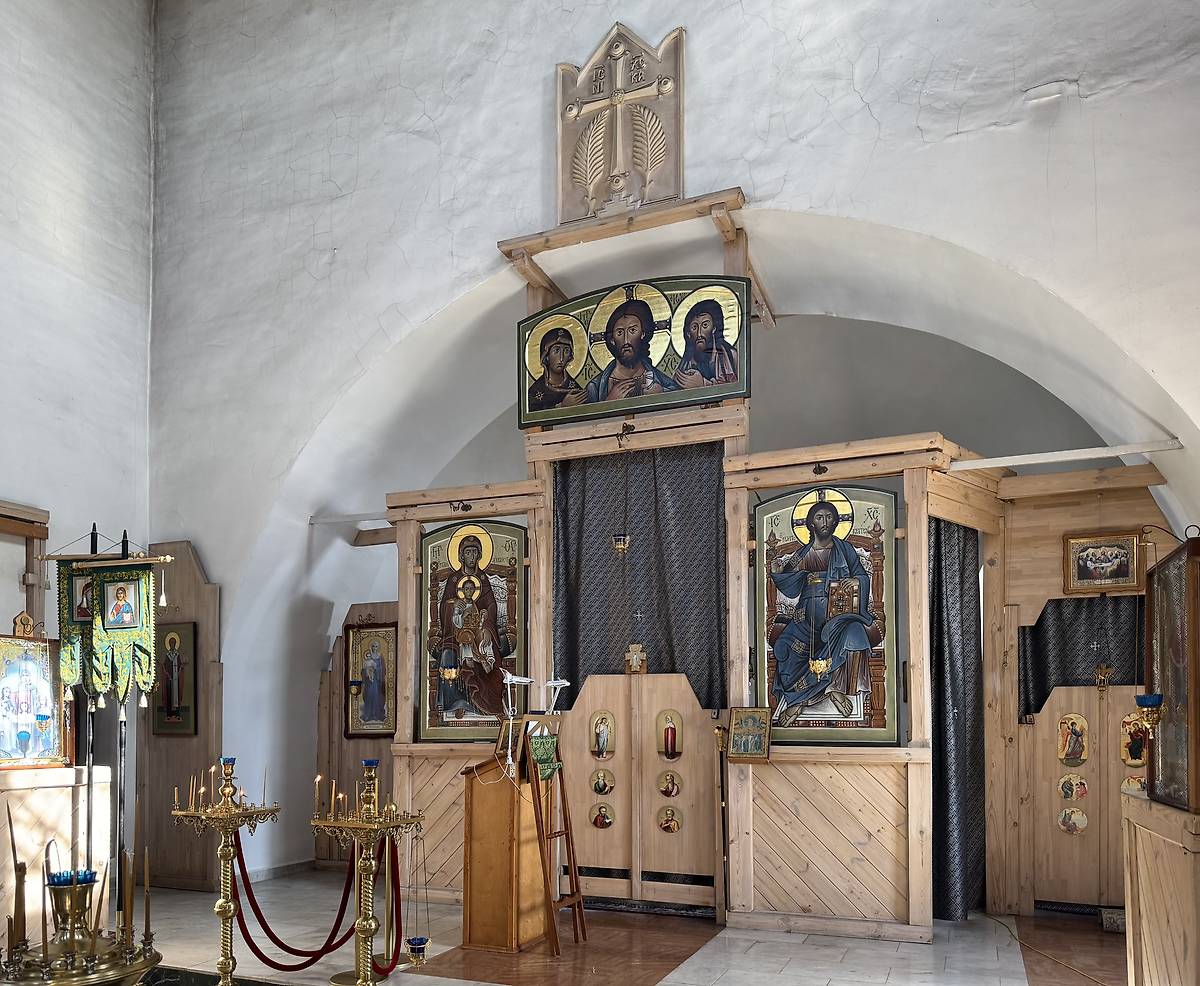 Главный иконостас, интерьер и убранство. Александровский мужской монастырь. Церковь Вознесения Господня, Суздаль (Суздальский район, Владимирская область)