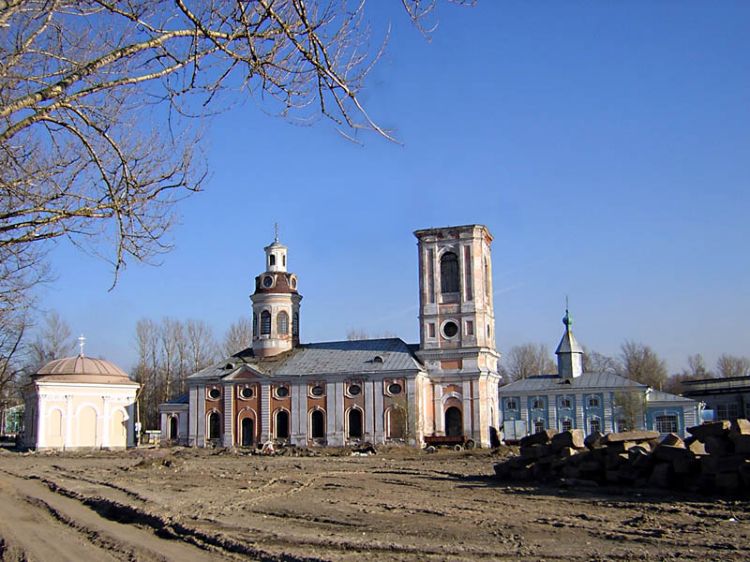 Храмовый комплекс. Собор Благовещения Пресвятой Богородицы и церковь Николая Чудотворца, Шлиссельбург (Кировский район, Ленинградская область). фасады