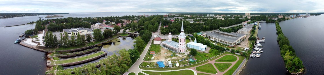 Храмовый комплекс. Собор Благовещения Пресвятой Богородицы и церковь Николая Чудотворца, Шлиссельбург (Кировский район, Ленинградская область). художественные фотографии