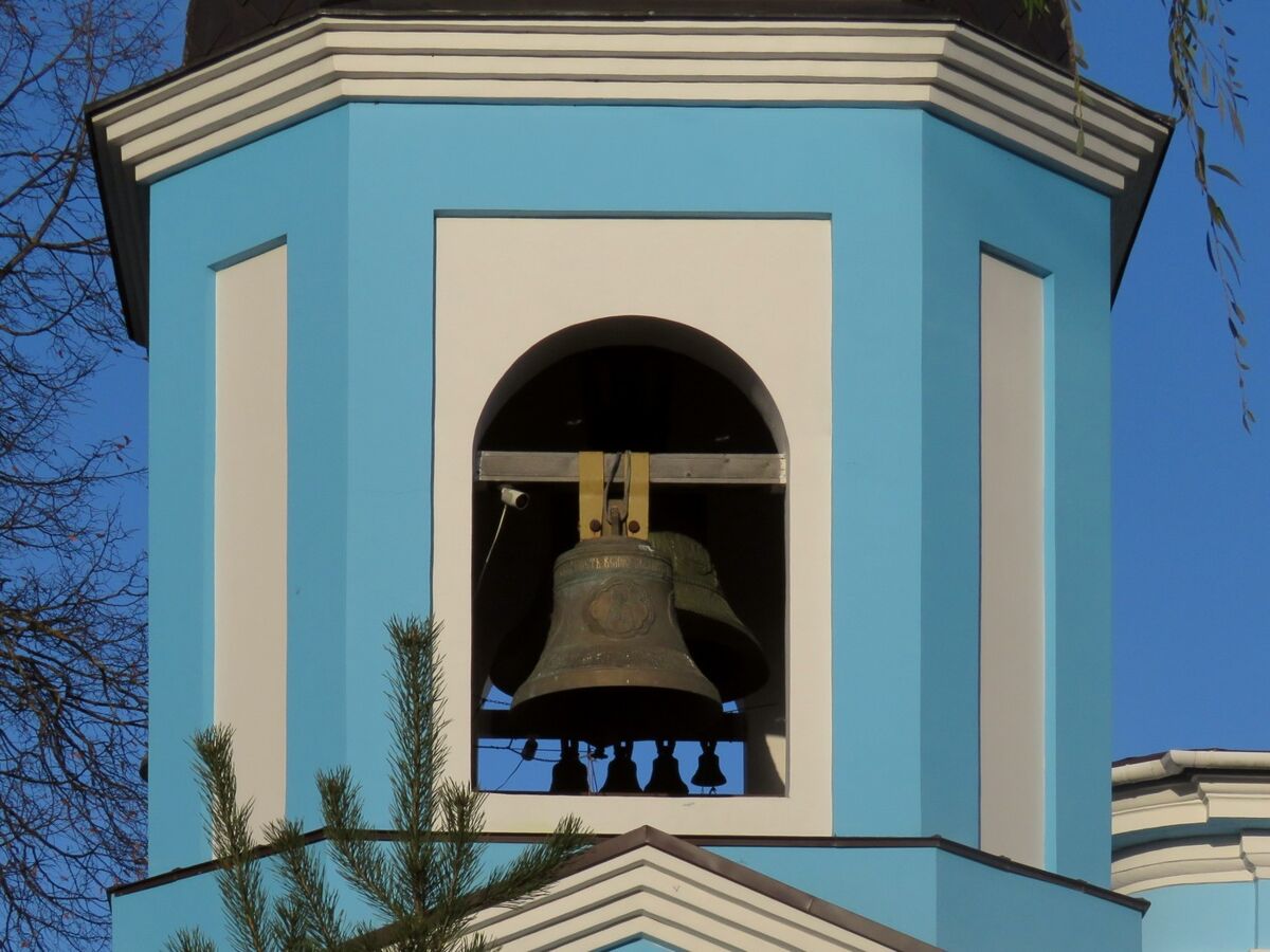 Церковь Благовещения Пресвятой Богородицы, Поливаново (Подольский городской округ, Московская область). архитектурные детали, Фрагмент колокольни