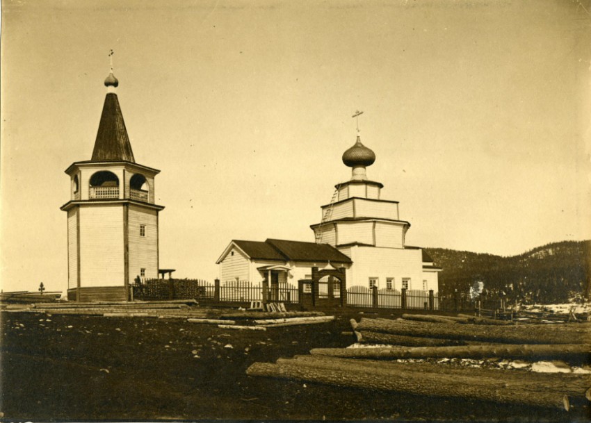 Церковь Рождества Иоанна Предтечи, Кандалакша (Кандалакшский район, Мурманская область). архивная фотография,  с сайта www.kandalaksha.org Фото начало 20 века