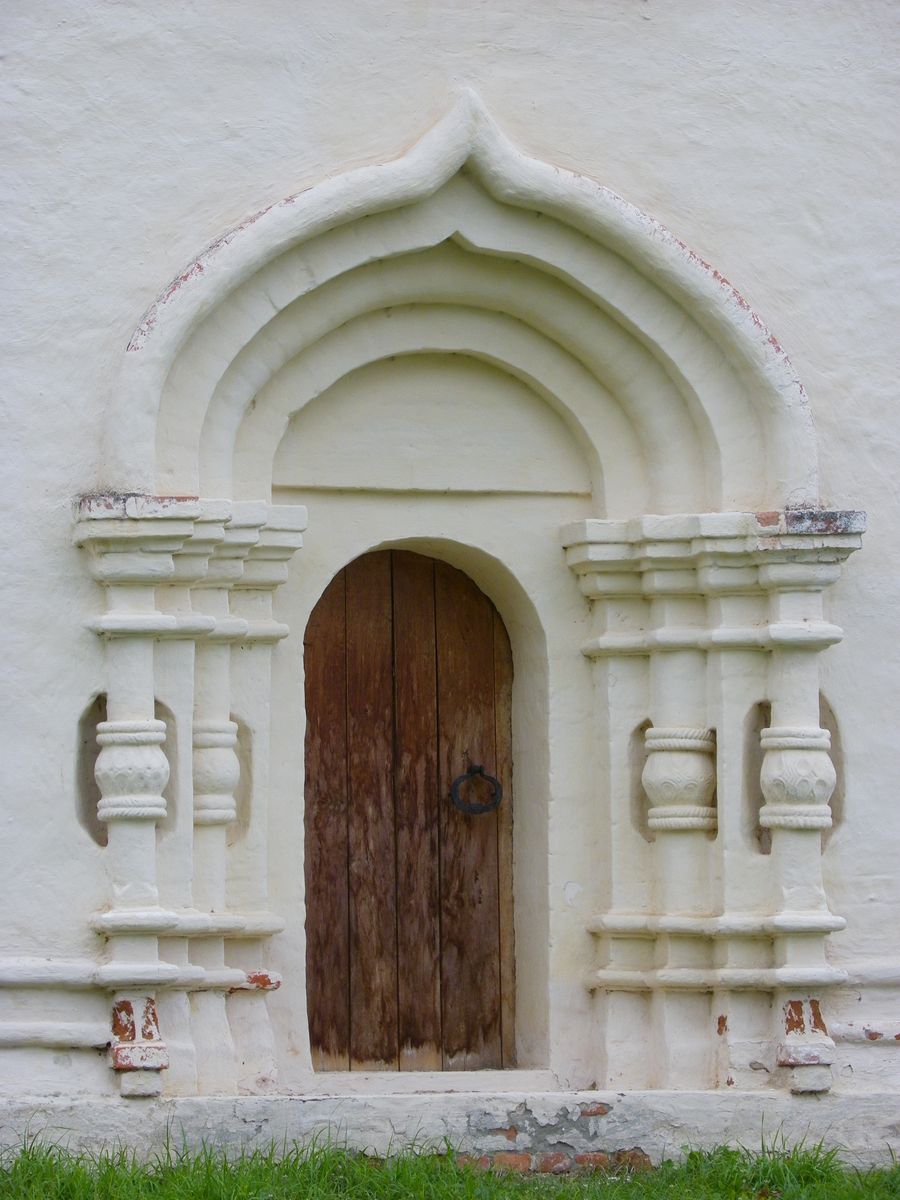 Перспективный портал, архитектурные детали. Спасо-Евфимиевский монастырь. Больничная церковь Николая Чудотворца, Суздаль (Суздальский район, Владимирская область)