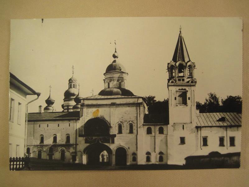 Спасо-Прилуцкий мужской монастырь. Надвратная церковь Вознесения Господня, Вологда (Вологда, город, Вологодская область). архивная фотография, Вознесенская надвратная церковь. Общий вид с севера. 1914 г. Из фондов ГИМ. ГК:16062423 