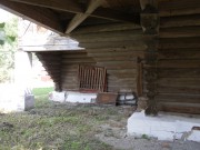 Спасо-Прилуцкий мужской монастырь. Церковь Успения Пресвятой Богородицы из Александро-Куштского монастыря, Фрагмент нижней части храма<br>, Вологда, Вологда, город, Вологодская область