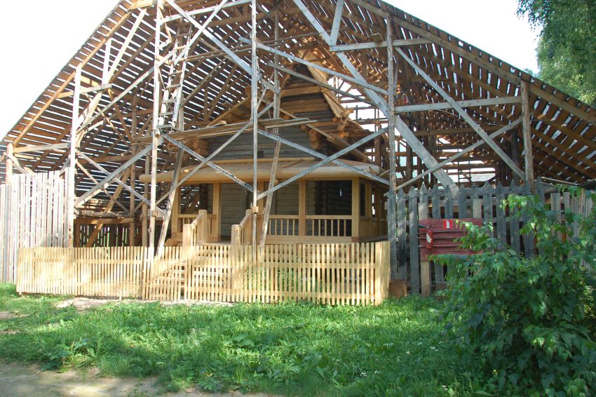 Кирилло-Белозерский монастырь. Церковь Положения Ризы Господней из села Бородавы, Кириллов (Кирилловский район, Вологодская область). документальные фотографии
