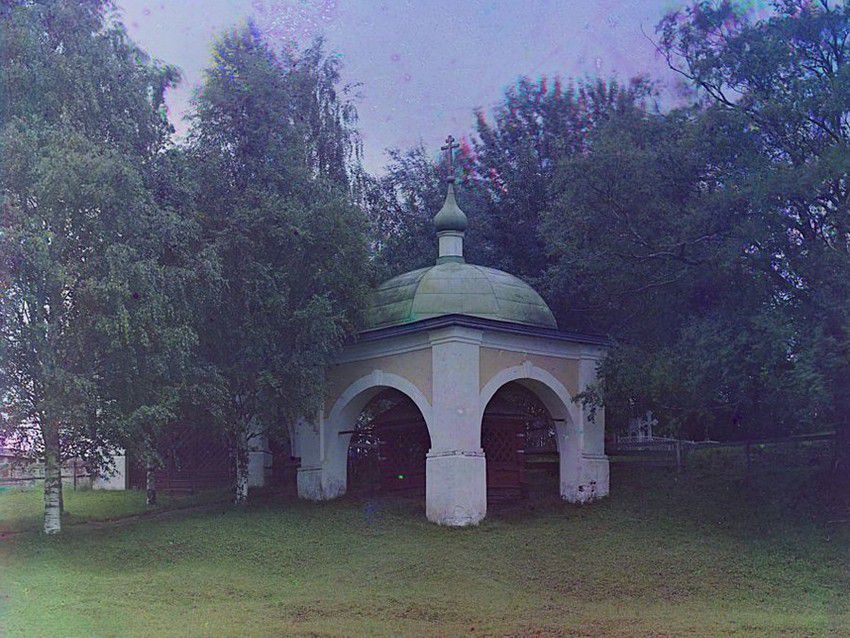 Кириллов. Кирилло-Белозерский монастырь. Часовня Кирилла Белозерского. архивная фотография, 