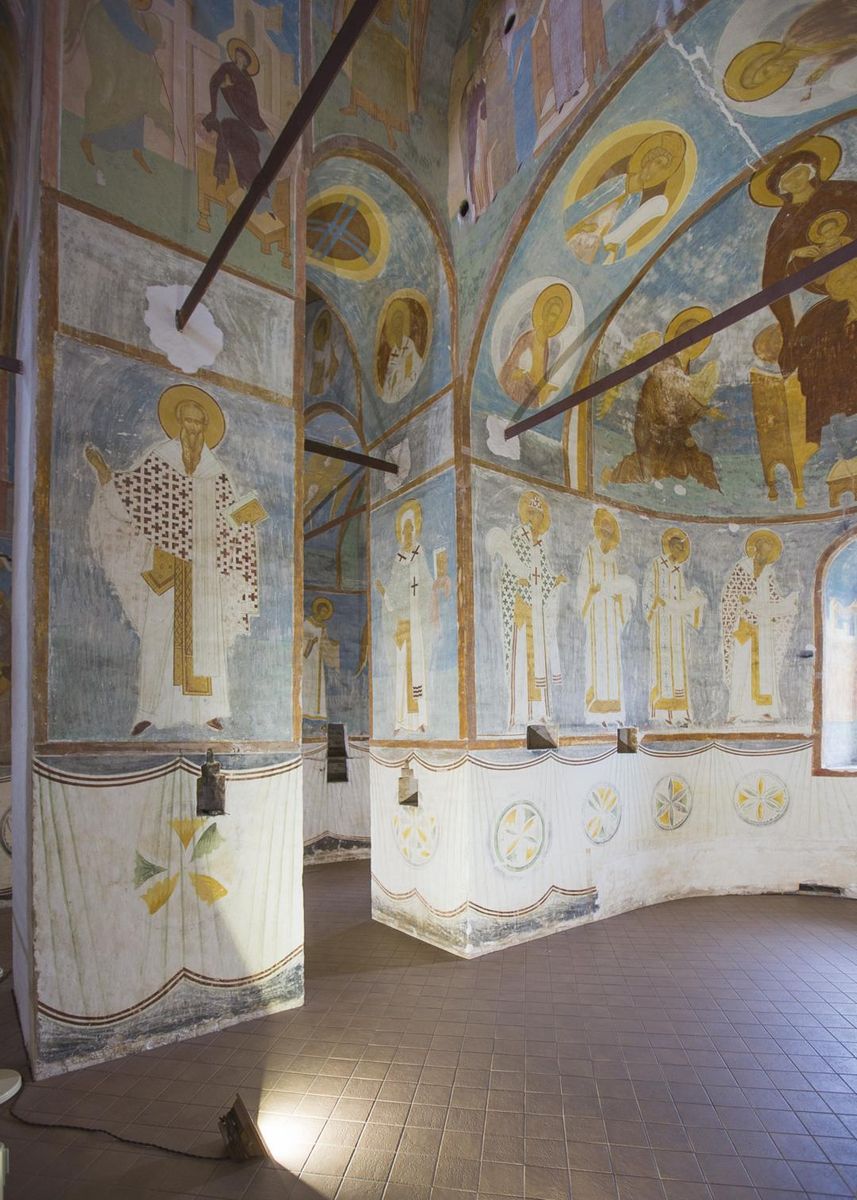 интерьер и убранство. Ферапонтов монастырь. Собор Рождества Пресвятой Богородицы, Ферапонтово (Кирилловский район, Вологодская область)