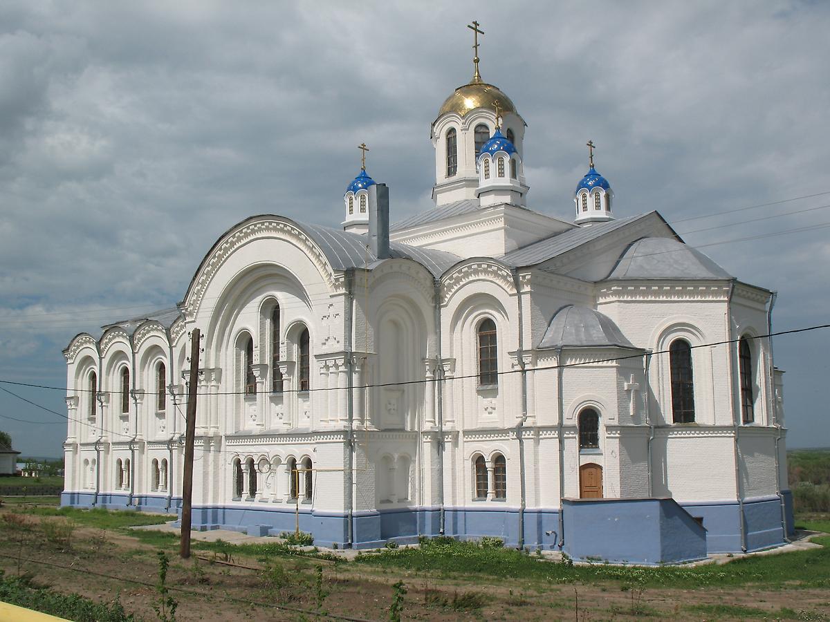 фасады. Усть-Медведицкий Спасо-Преображенский монастырь. Собор Казанской иконы Божией Матери, Серафимович (Серафимовичский район, Волгоградская область)