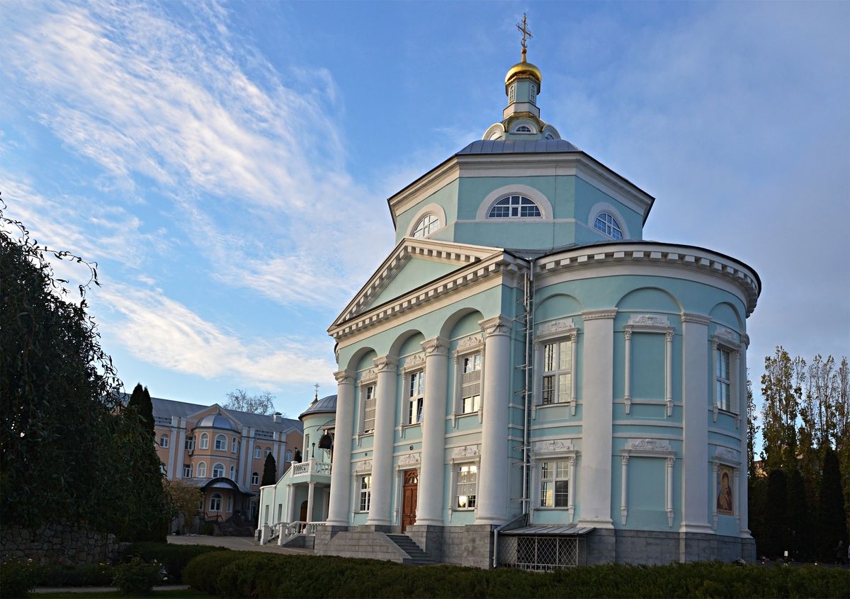 Алексеевский Акатов монастырь. Собор Алексия, митрополита Московского, Воронеж (Воронеж, город, Воронежская область). фасады