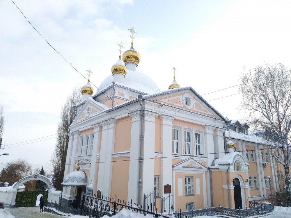 Воронеж. Алексеевский Акатов монастырь. Церковь Сергия Радонежского. фасады