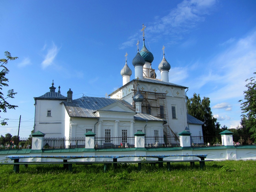 Тетеринское. Успенская Тетеринская пустынь. Церковь Успения Пресвятой Богородицы. фасады