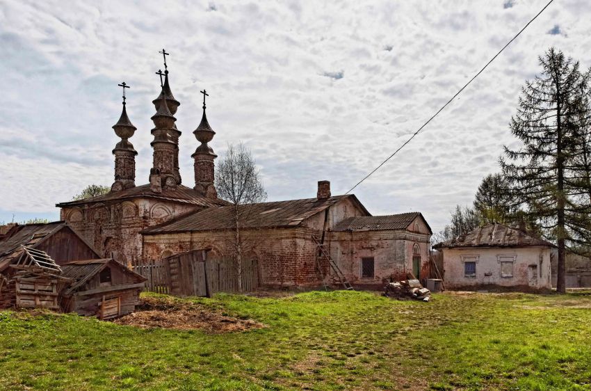 Воскресенский монастырь. Церковь Богоявления Господня, Солигалич (Солигаличский район, Костромская область). фасады