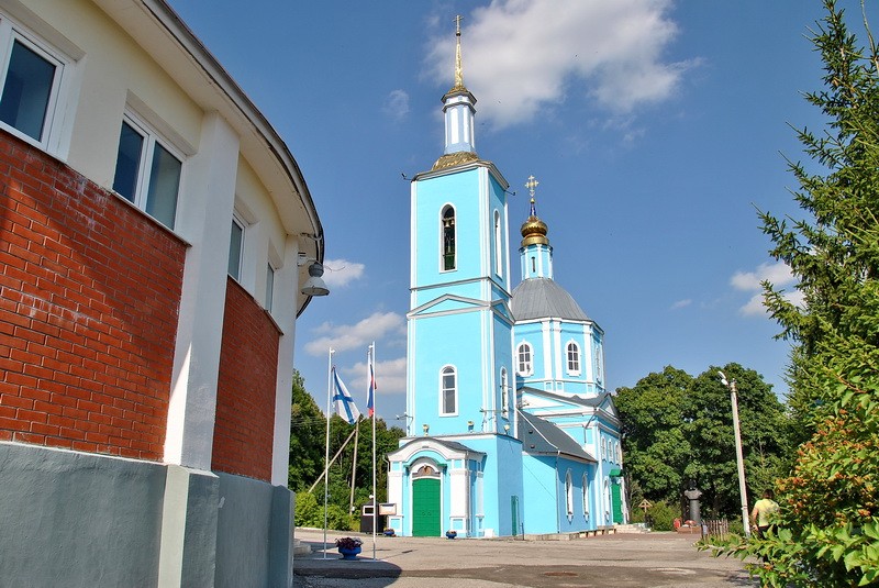 Церковь Казанской иконы Божией Матери, Савино (Заокский район, Тульская область). фасады
