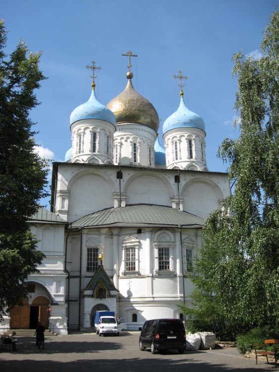 Новоспасский монастырь. Собор Преображения Господня, Таганский (Центральный административный округ (ЦАО), г. Москва). общий вид в ландшафте