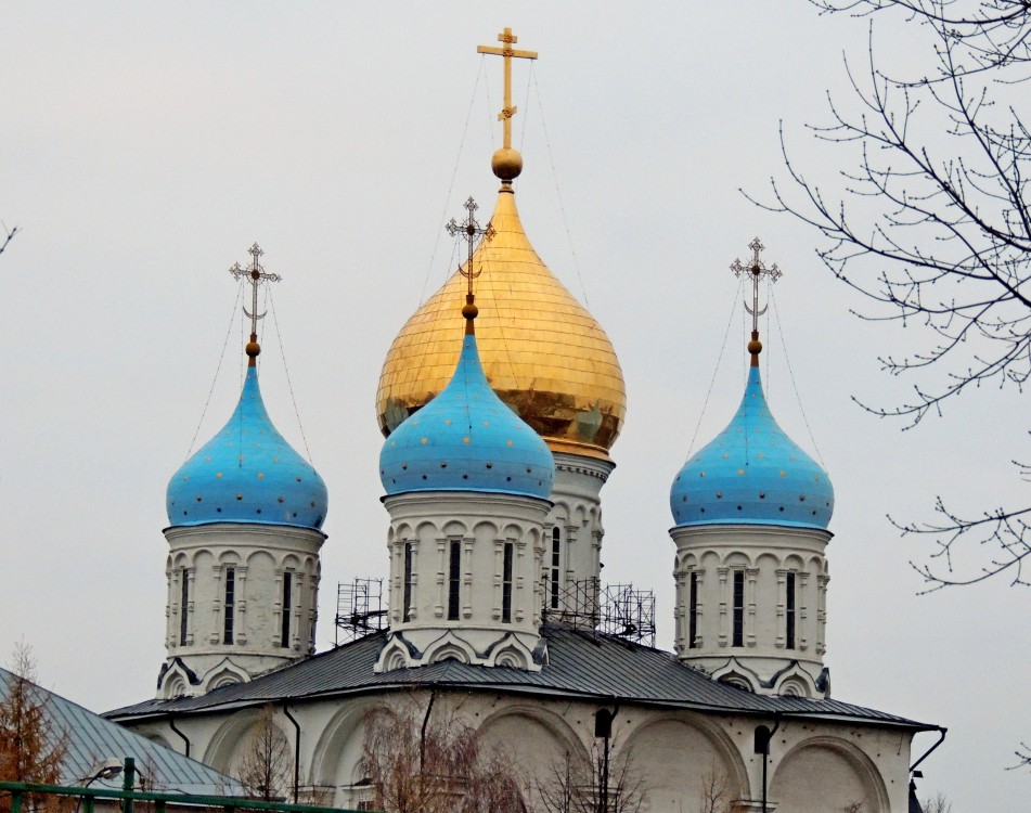 Таганский. Новоспасский монастырь. Собор Спаса Преображения. архитектурные детали