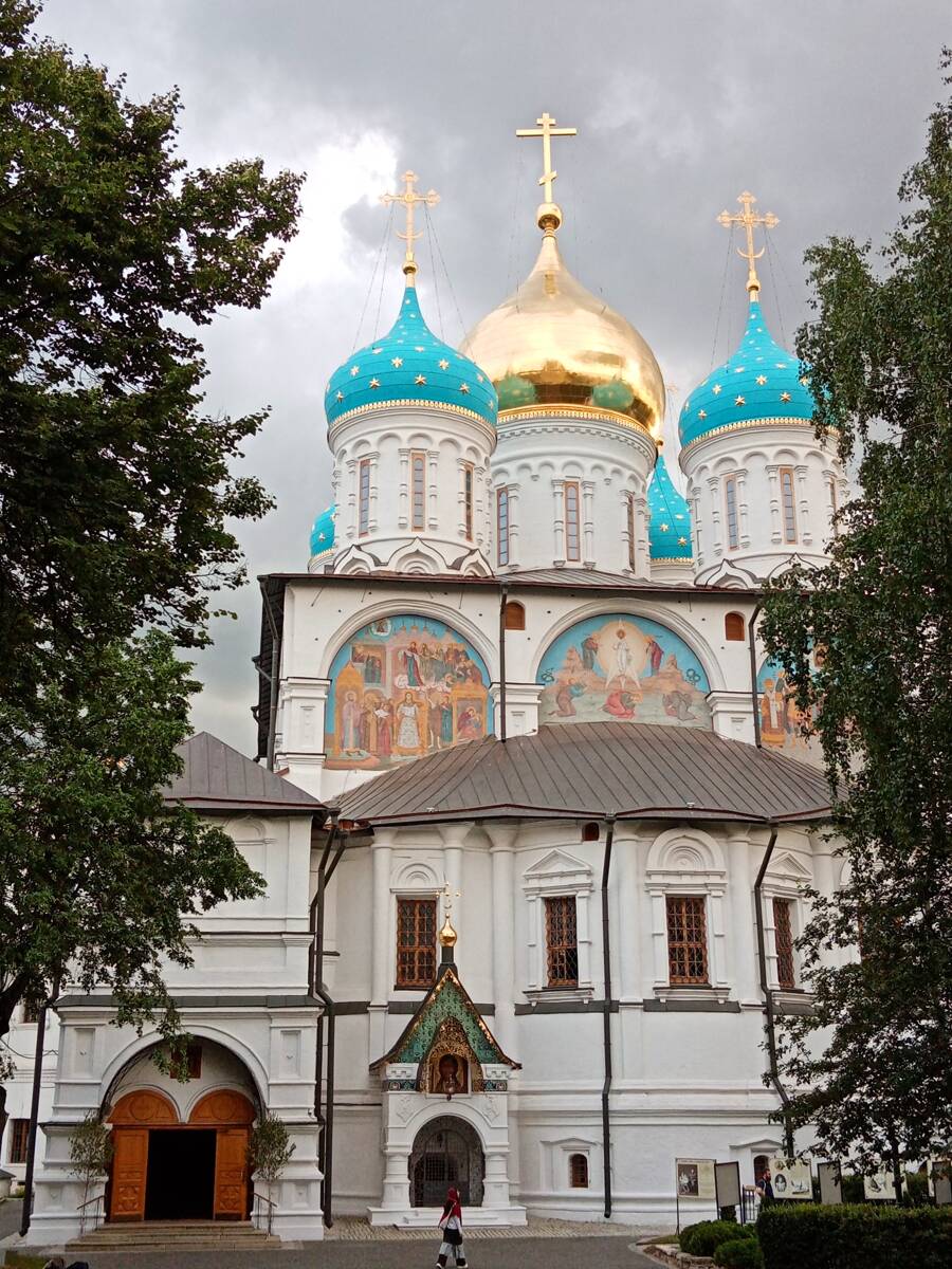 Новоспасский монастырь. Собор Преображения Господня, Таганский (Центральный административный округ (ЦАО), г. Москва). фасады, Вид восточной (алтарной) стороны храма